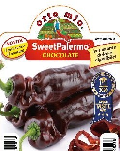 Paprika süßer Snackpaprika, 3 Farben: rot, gelb, chocolate, 10/20 cm Sorte Palermo PP-Nr.: IT-08-